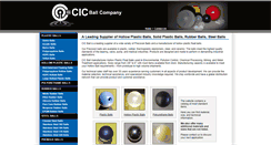 Desktop Screenshot of cicball.com